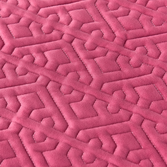 91家纺网 家纺一手货源 找家纺 忘忧草 2025新款婴儿绒夹棉单床裙 床裙单件-安娜系列 安娜-豆沙色