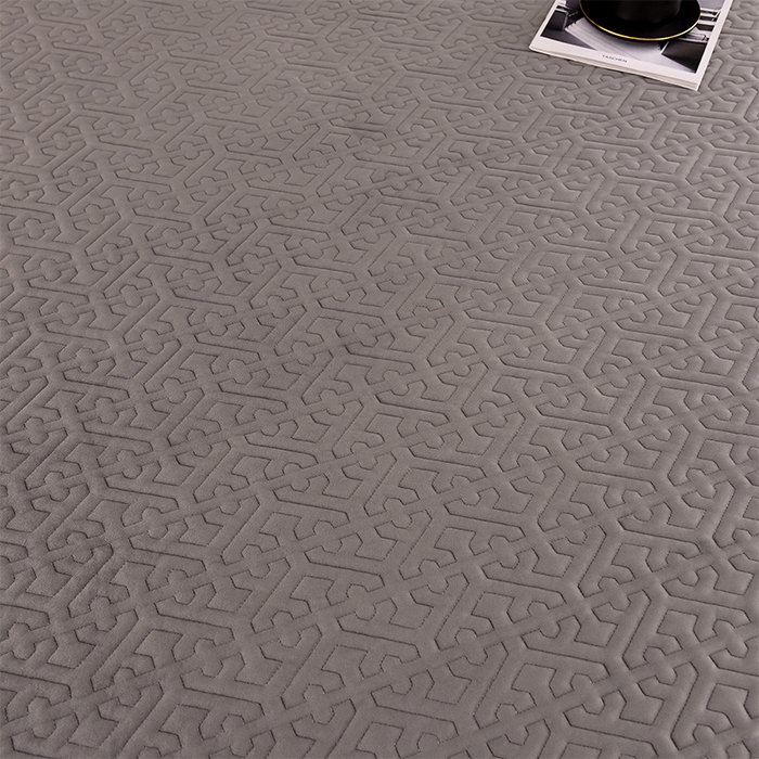 91家纺网 家纺一手货源 找家纺 忘忧草 2025新款婴儿绒夹棉单床裙 床裙单件-安娜系列 安娜-高级灰