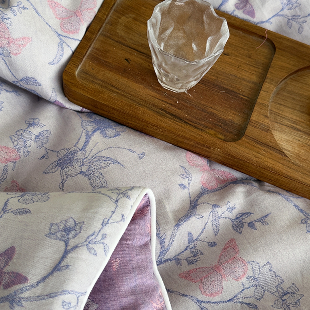 91家纺网 家纺一手货源 找家纺 （总）睡棉坊 2025新款全棉纯棉色织提花双层纱冬被被子被芯