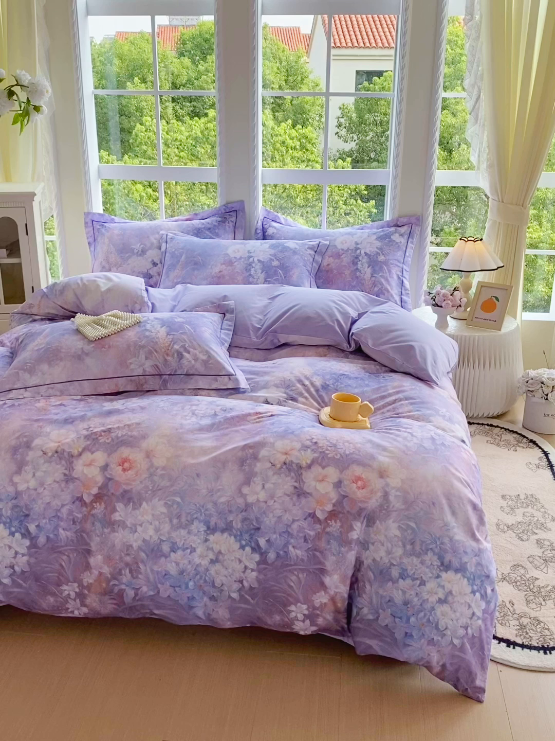 91家纺网 家纺一手货源 找家纺 （总）星期三家纺 2025新款10月新款铂金全棉纯棉13372四件套