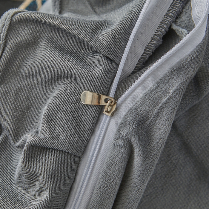 91家纺网 家纺一手货源 找家纺 屹成家纺2025新款水晶绒夹棉绗缝蕾丝床裙三件套（塞纳河畔）床裙单件起售价不低于105元 银灰