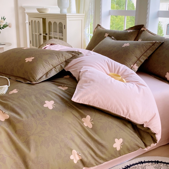 91家纺网 家纺一手货源 找家纺 （总）星期三家纺 2025新款10月新款铂金全棉纯棉13372四件套