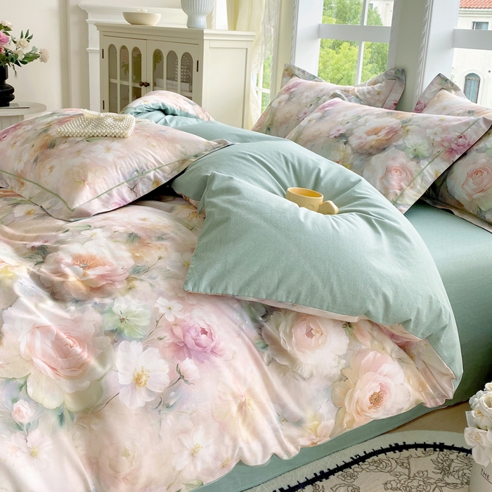 91家纺网 家纺一手货源 找家纺 （总）星期三家纺 2025新款10月新款铂金全棉纯棉13372四件套