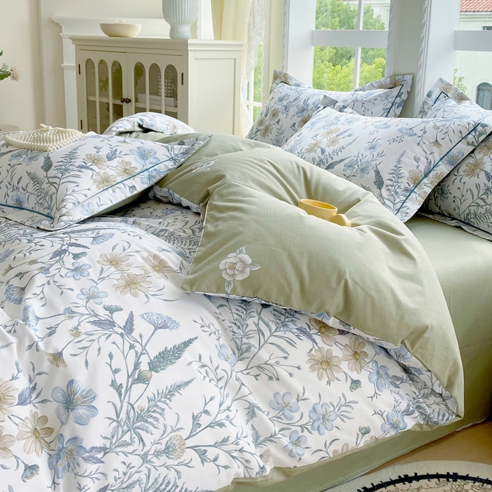 91家纺网 家纺一手货源 找家纺 （总）星期三家纺 2025新款10月新款铂金全棉纯棉13372四件套