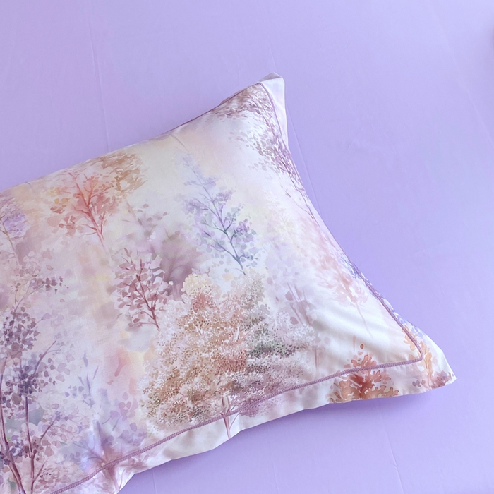 91家纺网 家纺一手货源 找家纺 星期三家纺 2025新款10月新款铂金全棉纯棉13372四件套 层林尽染