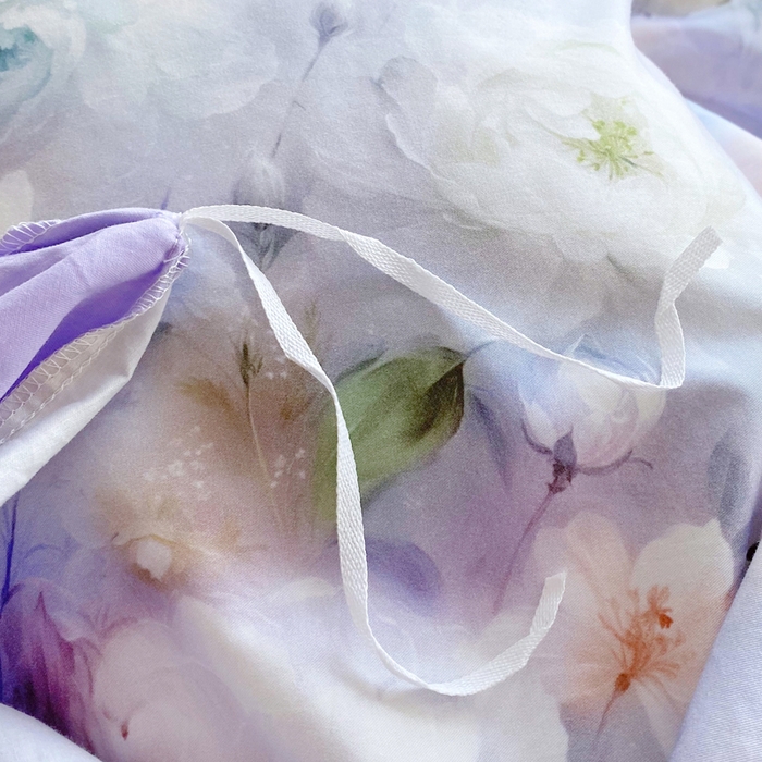 91家纺网 家纺一手货源 找家纺 星期三家纺 2025新款10月新款铂金全棉纯棉13372四件套 江山如画-紫