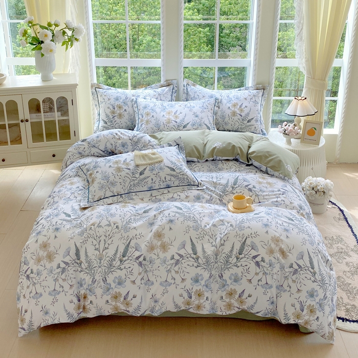 91家纺网 家纺一手货源 找家纺 星期三家纺 2025新款10月新款铂金全棉纯棉13372四件套 云澈