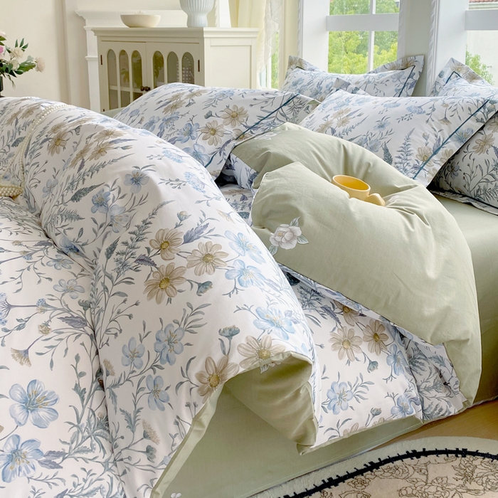 91家纺网 家纺一手货源 找家纺 星期三家纺 2025新款10月新款铂金全棉纯棉13372四件套 云澈