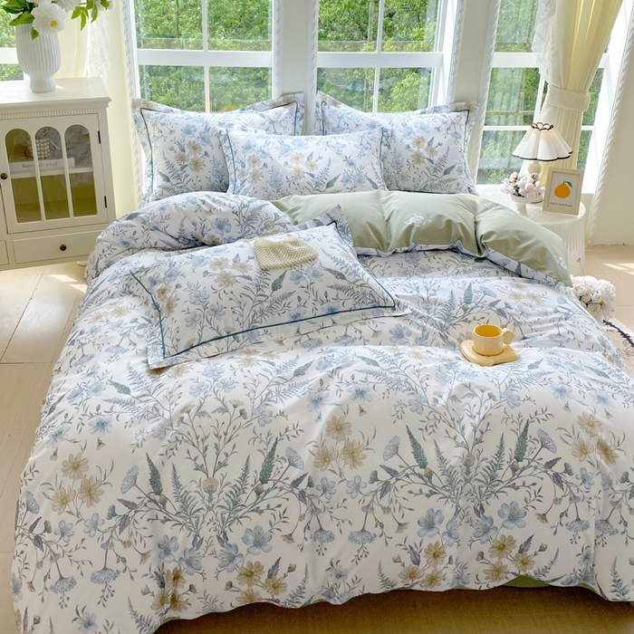 91家纺网 家纺一手货源 找家纺 星期三家纺 2025新款10月新款铂金全棉纯棉13372四件套 云澈