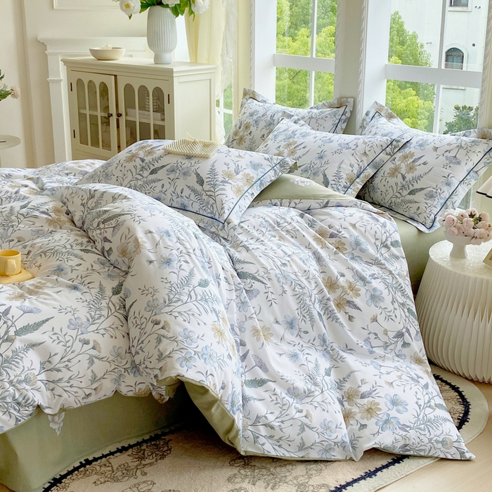 91家纺网 家纺一手货源 找家纺 星期三家纺 2025新款10月新款铂金全棉纯棉13372四件套 云澈