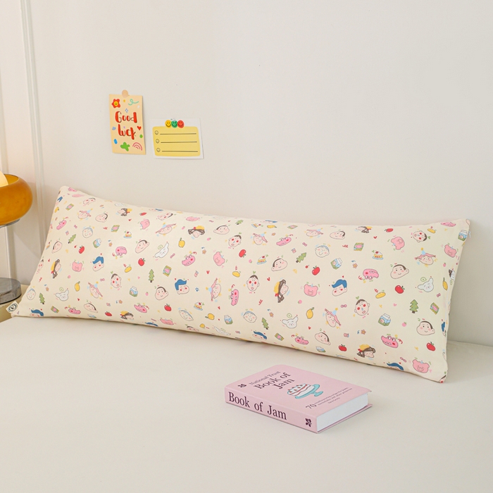 大熊枕芯 2025新款全棉双层纱有氧长枕抱枕芯+枕套 阿呆