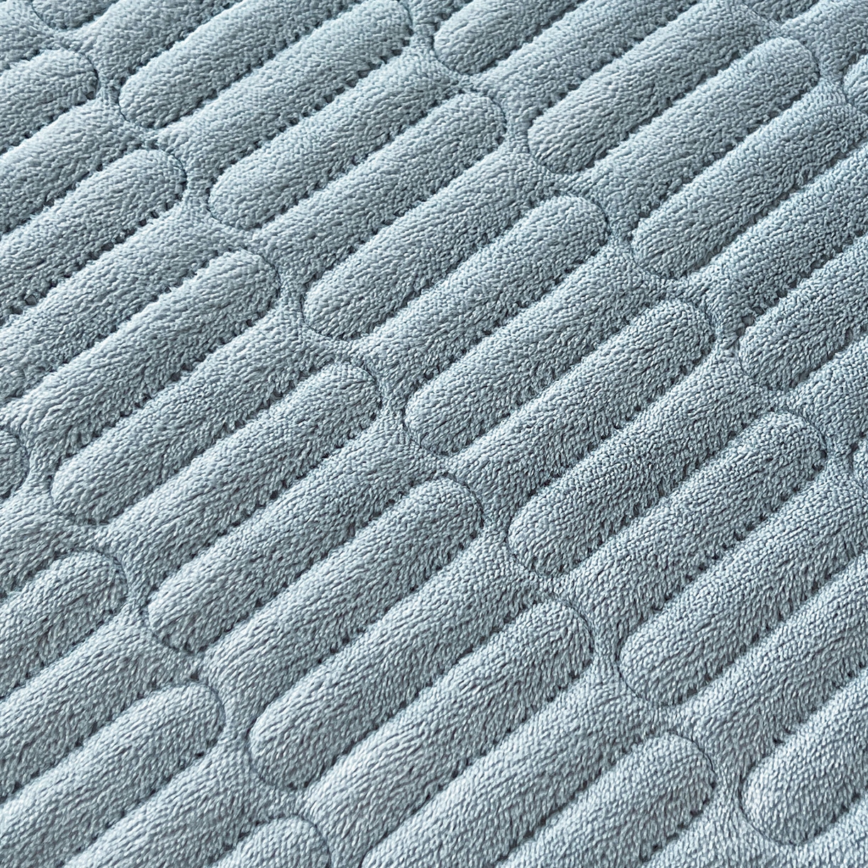 91家纺网 家纺一手货源 找家纺 喜居 2025新款A类高克重宝宝绒夹棉床褥垫-绮梦系列 绮梦-蓝-宝宝绒床褥垫