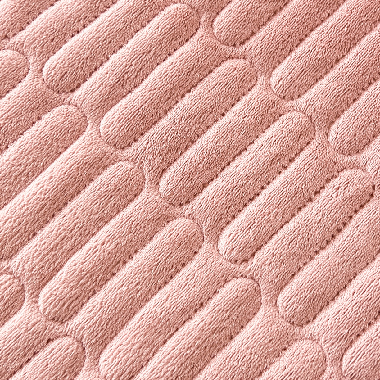 91家纺网 家纺一手货源 找家纺 喜居 2025新款A类高克重宝宝绒夹棉床褥垫-绮梦系列 绮梦-粉-宝宝绒床褥垫