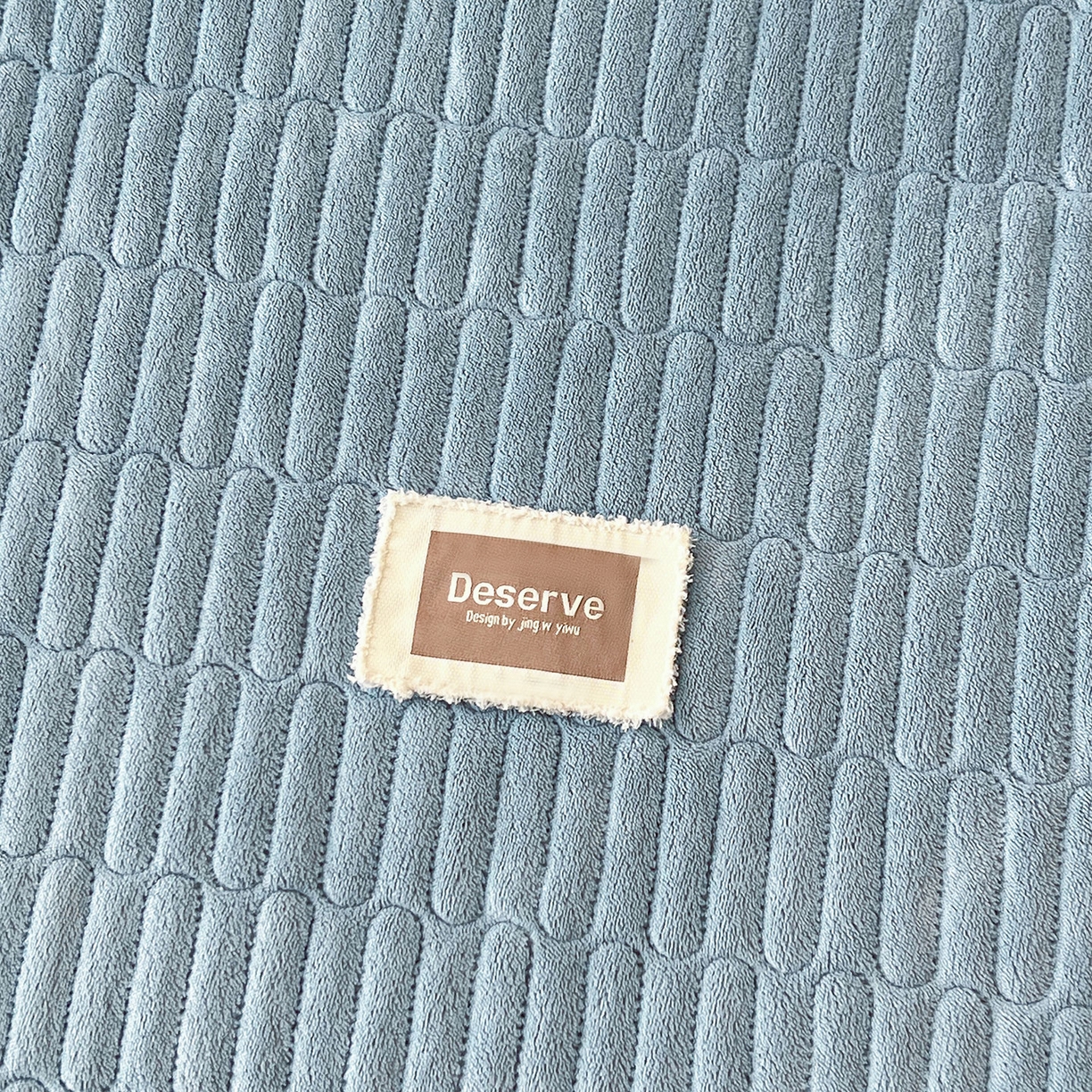 91家纺网 家纺一手货源 找家纺 喜居 2025新款A类高克重宝宝绒夹棉床褥垫-绮梦系列 绮梦-蓝-宝宝绒床褥垫