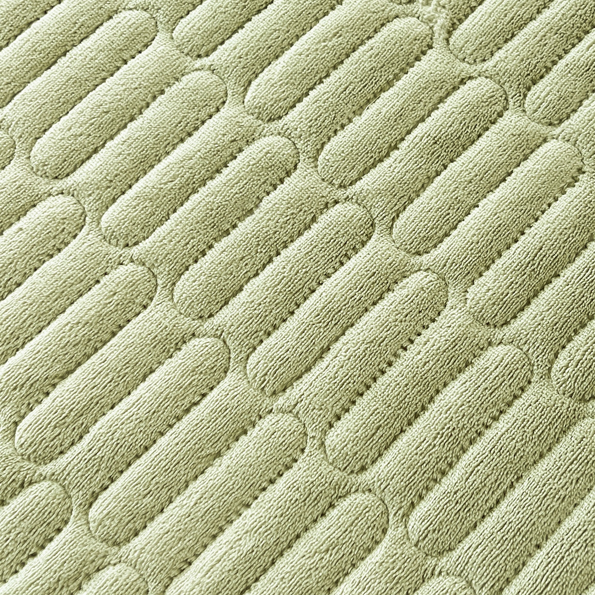 91家纺网 家纺一手货源 找家纺 喜居 2025新款A类高克重宝宝绒夹棉床褥垫-绮梦系列 绮梦-绿-宝宝绒床褥垫