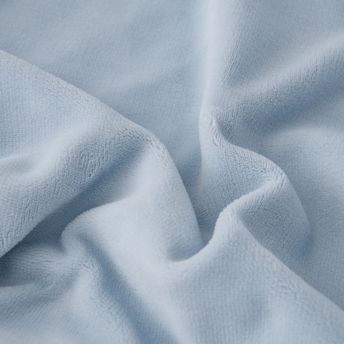 91家纺网 家纺一手货源 找家纺 优家居 2025新款240克高克重牛奶绒韩版牛奶绒夹棉床盖三件套床裙三件套直播爆款 栀子花-浅蓝