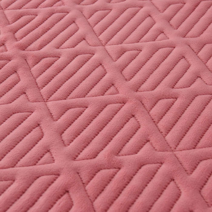 91家纺网 家纺一手货源 找家纺 优家居 2025新品240克高克重牛奶绒韩版牛奶绒夹棉床裙四件套床裙三件套直播爆款 东方韵-豆沙