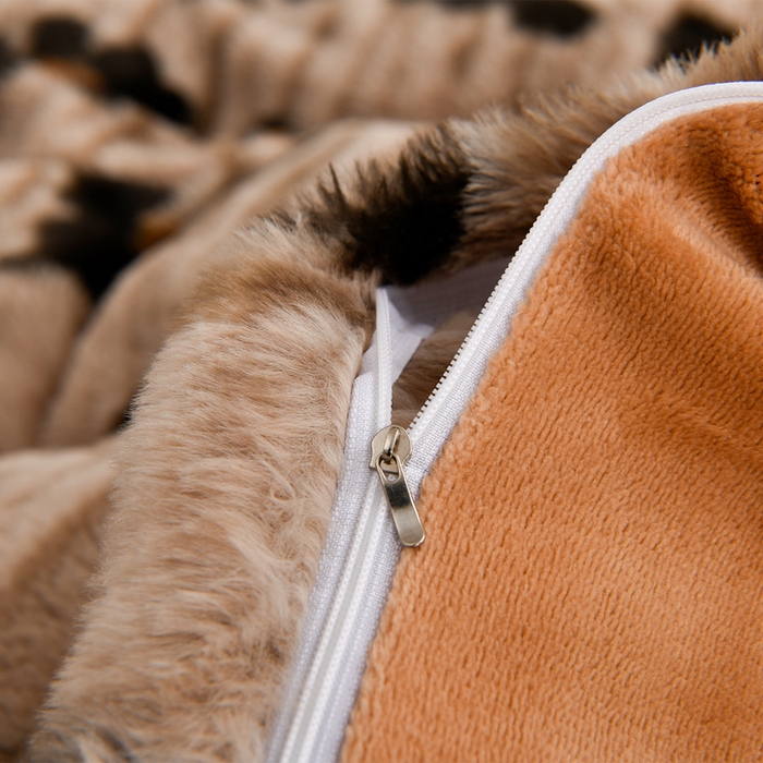 91家纺网 家纺一手货源 找家纺 （总）德比尔斯  2025新款兔毛绒兔兔绒牛奶绒四件套床盖款