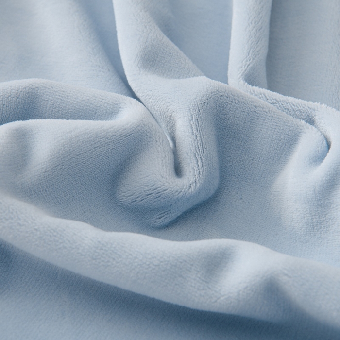 91家纺网 家纺一手货源 找家纺 优家居 2025新品240克高克重牛奶绒韩版牛奶绒夹棉床裙三件套冬季直播爆款 东方韵-浅蓝