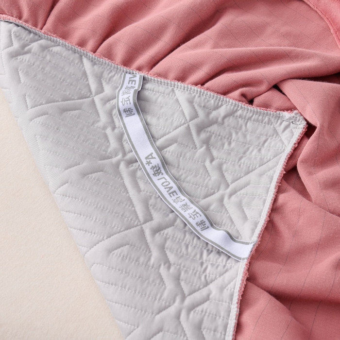 91家纺网 家纺一手货源 找家纺 优家居 2025新品240克高克重牛奶绒韩版牛奶绒夹棉床裙三件套冬季直播爆款 东方韵-豆沙