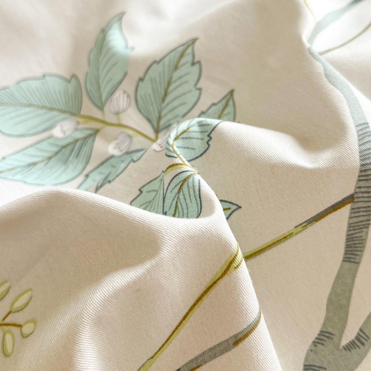 91家纺网 家纺一手货源 找家纺 （总）柠馨 2025新款全棉印花四件套安凡妮系列