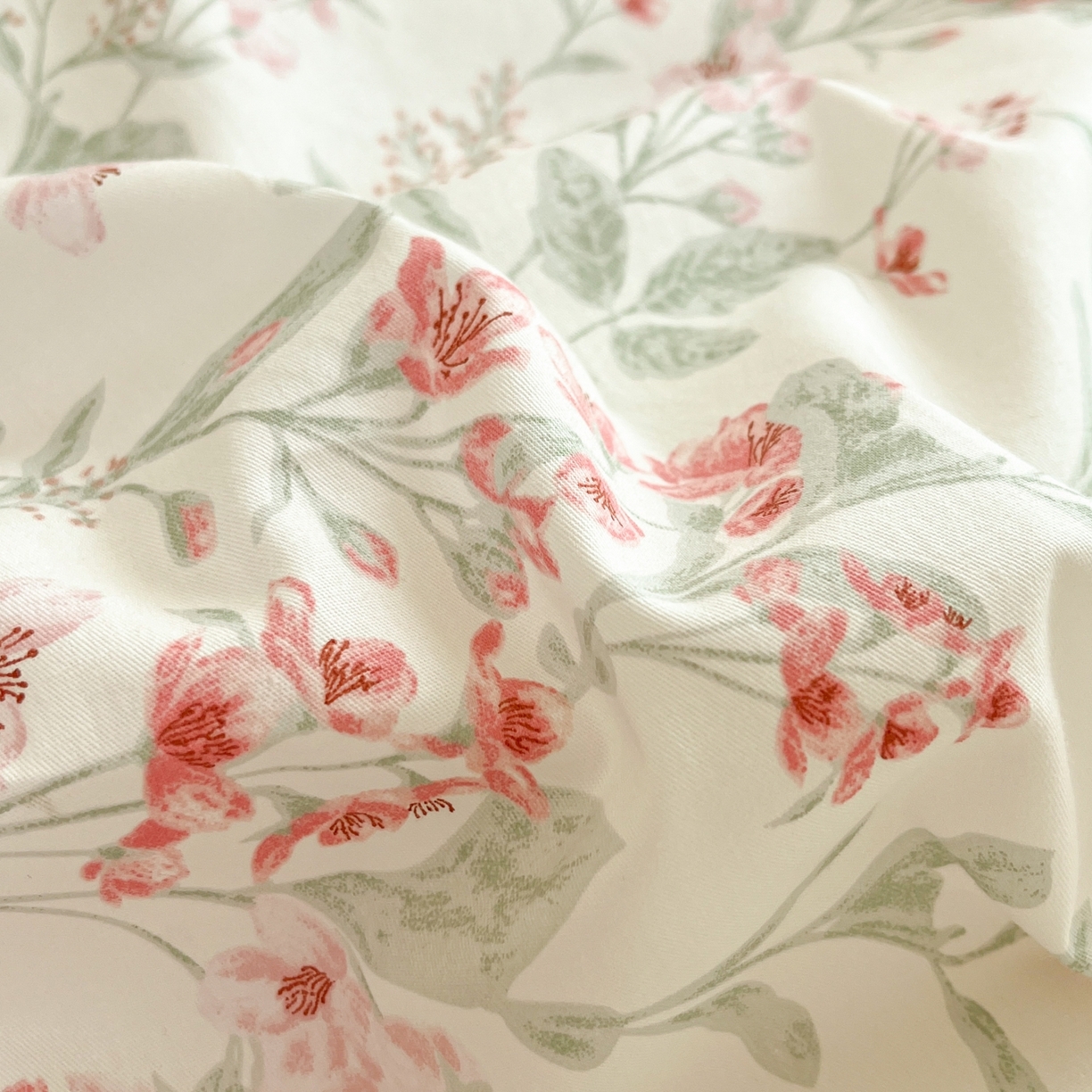 91家纺网 家纺一手货源 找家纺 柠馨 2025新款全棉印花四件套安凡妮系列 舒屿