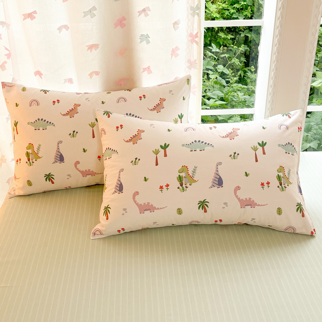 91家纺网 家纺一手货源 找家纺 柠馨 2025新款全棉印花四件套安凡妮系列 小萌龙