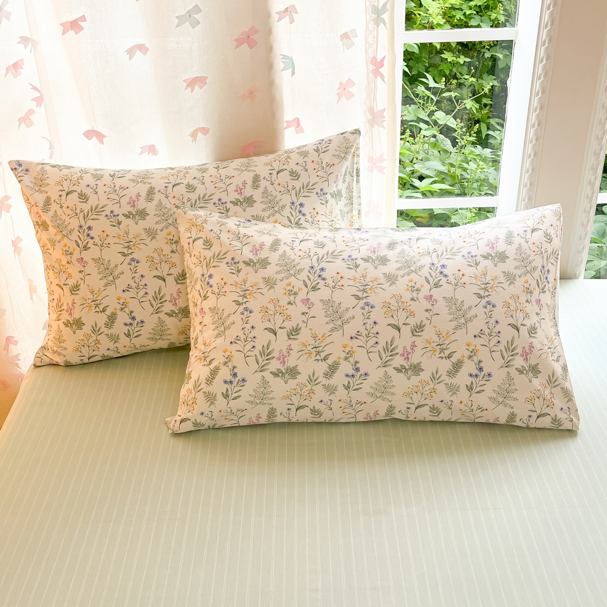 91家纺网 家纺一手货源 找家纺 柠馨 2025新款全棉印花四件套安凡妮系列 昔瑾