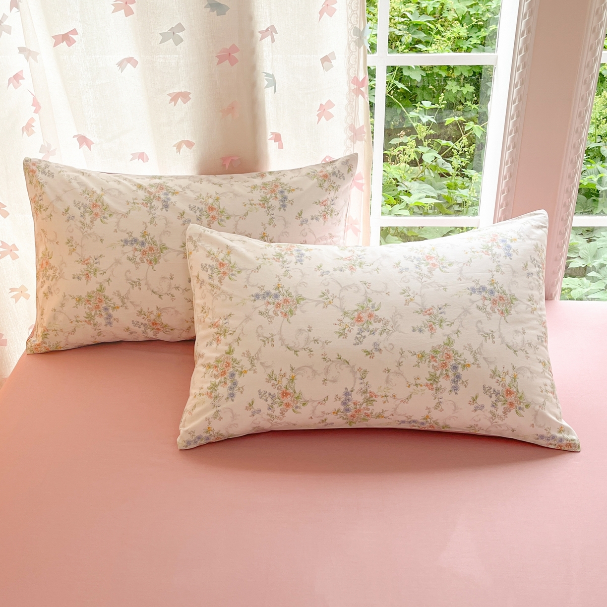 91家纺网 家纺一手货源 找家纺 柠馨 2025新款全棉印花四件套安凡妮系列 逐梦