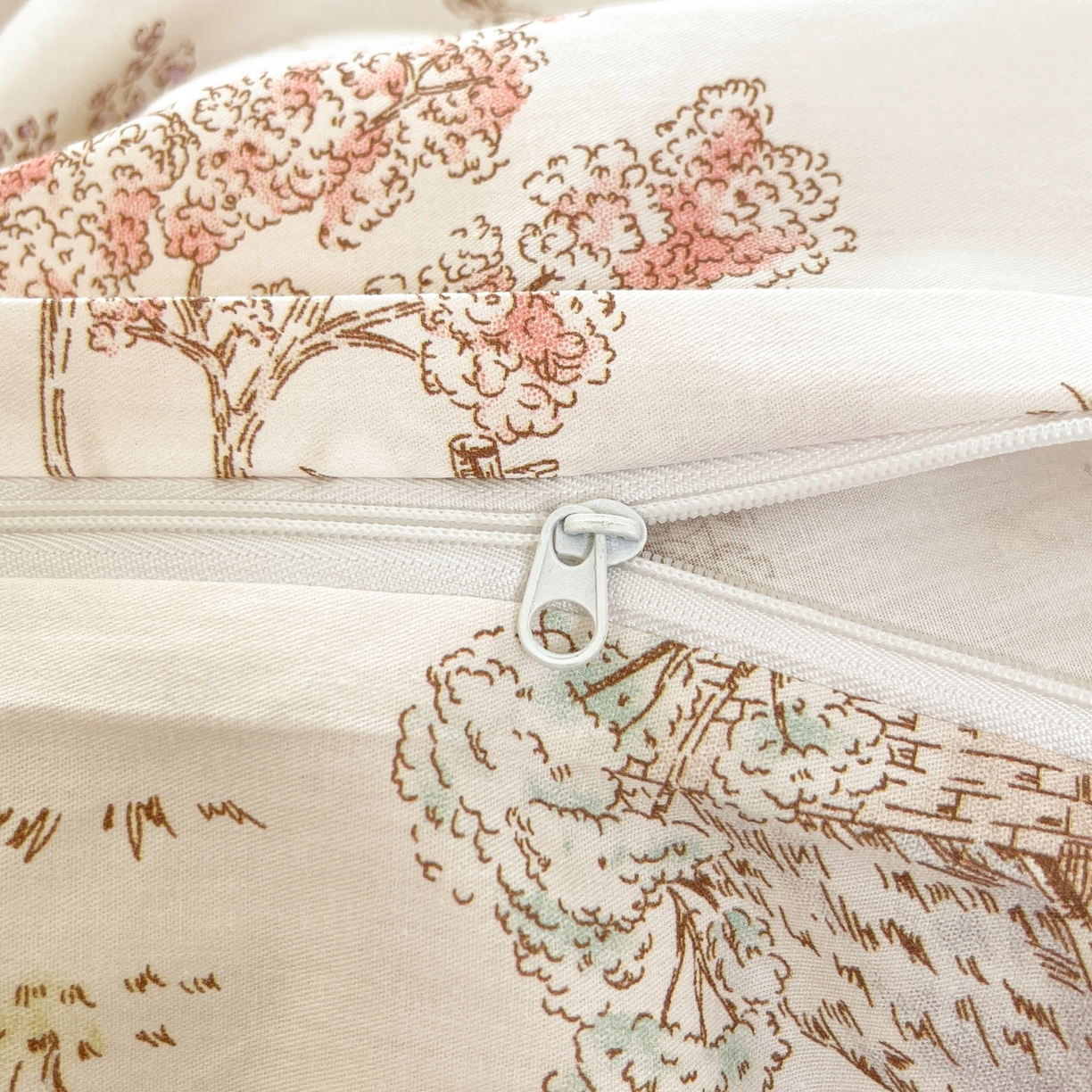 91家纺网 家纺一手货源 找家纺 柠馨 2025新款全棉印花四件套安凡妮系列 觅遇