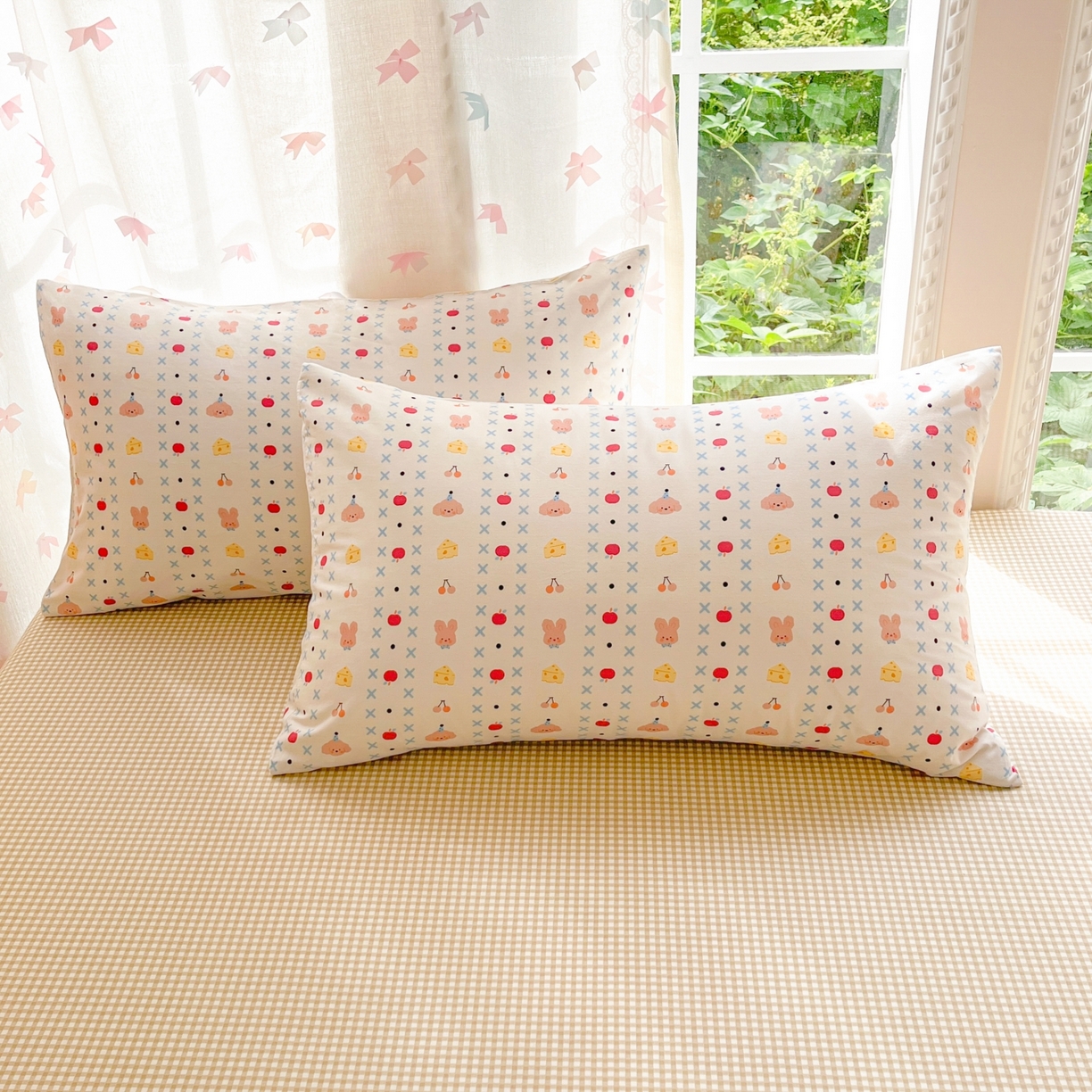 91家纺网 家纺一手货源 找家纺 柠馨 2025新款全棉印花四件套安凡妮系列 星澜