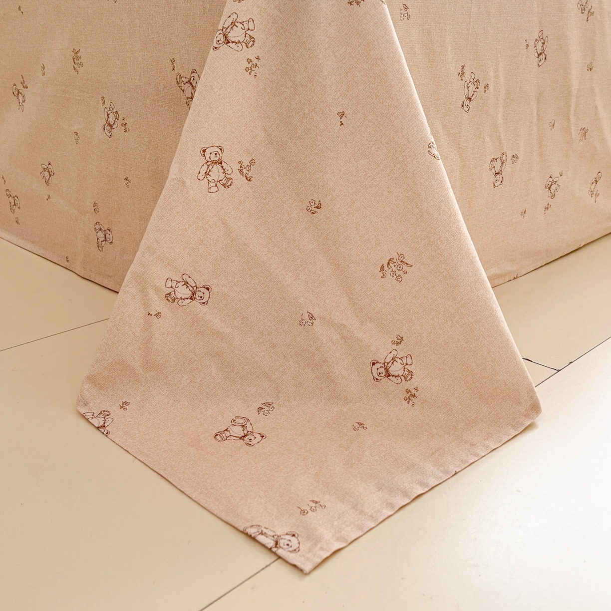 91家纺网 家纺一手货源 找家纺 柠馨 2025新款全棉印花四件套安凡妮系列 觅遇