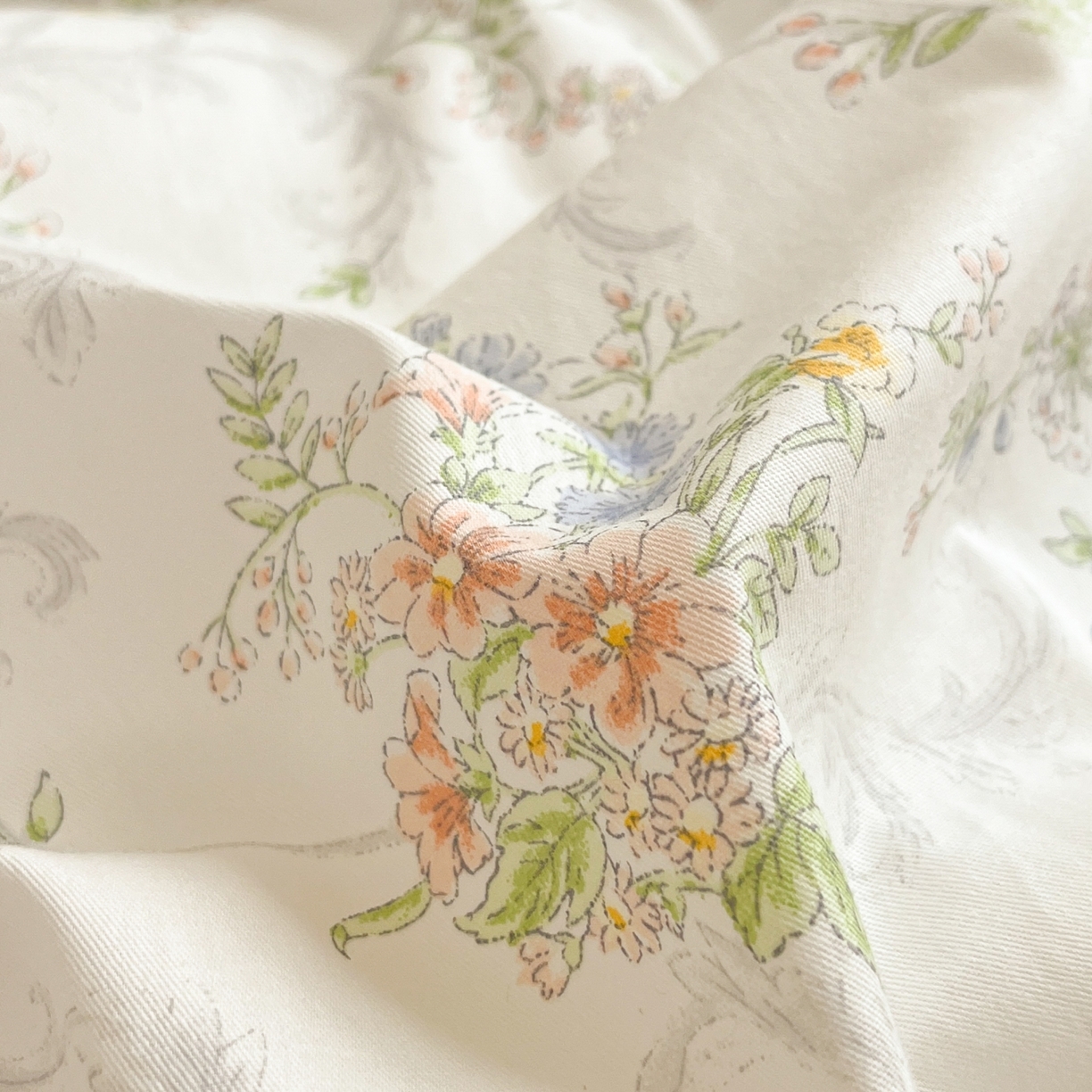 91家纺网 家纺一手货源 找家纺 柠馨 2025新款全棉印花四件套安凡妮系列 逐梦