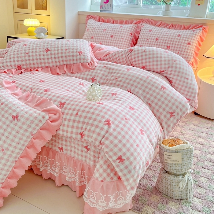 91家纺网 家纺一手货源 找家纺 (总) 铠畅 2025新款加厚牛奶绒床盖四件套