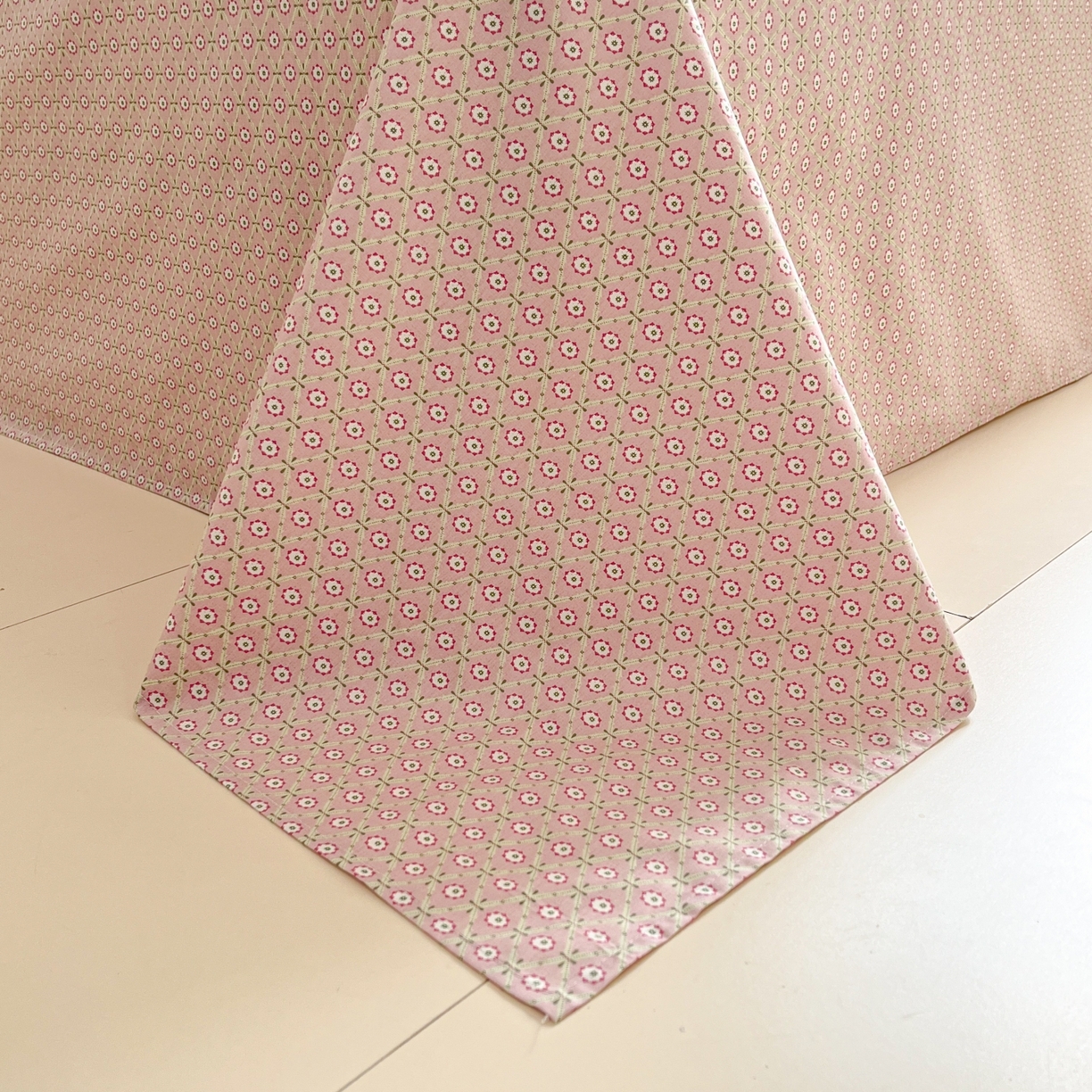 91家纺网 家纺一手货源 找家纺 柠馨 2025新款全棉印花四件套安凡妮系列 肆春