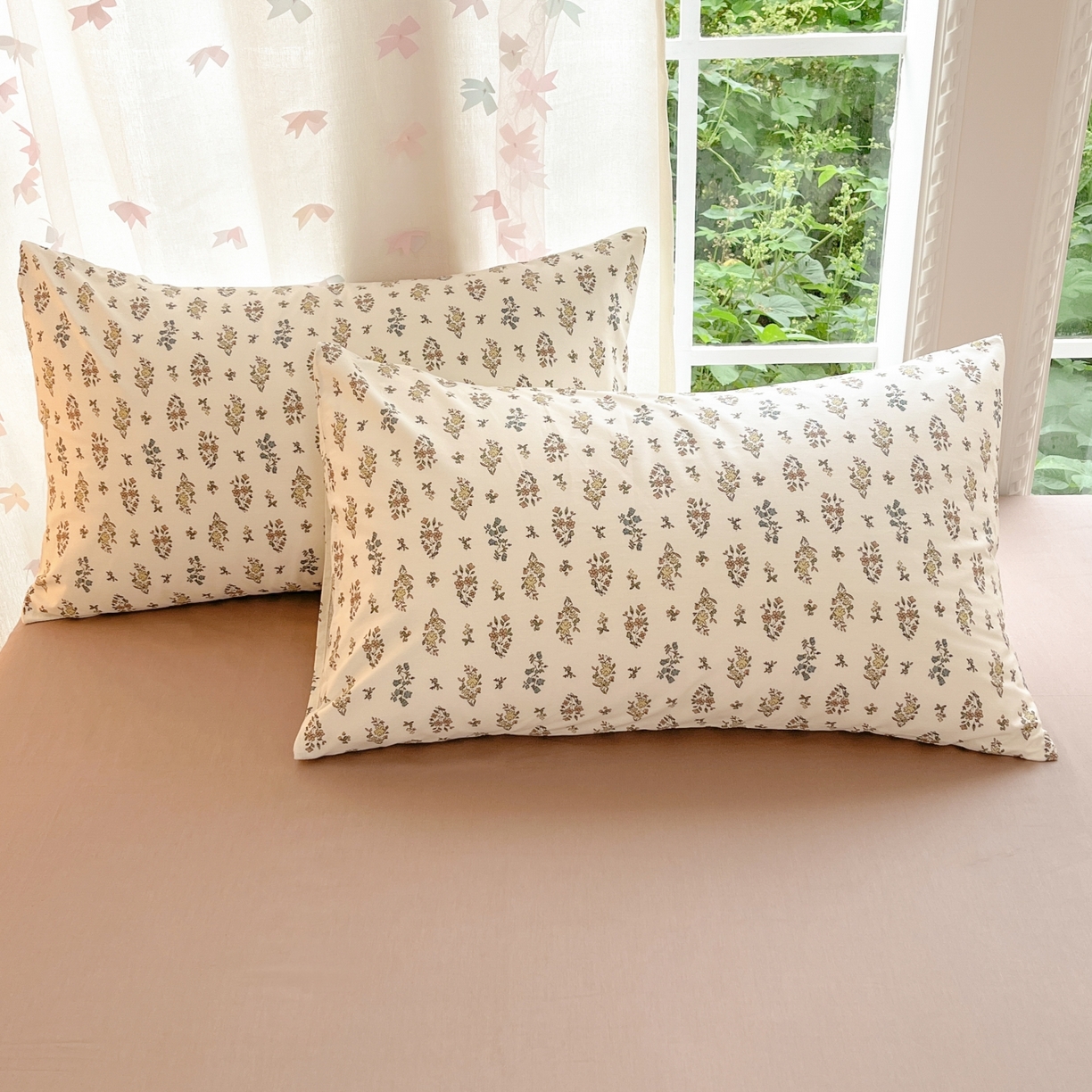 91家纺网 家纺一手货源 找家纺 柠馨 2025新款全棉印花四件套安凡妮系列 凝慕