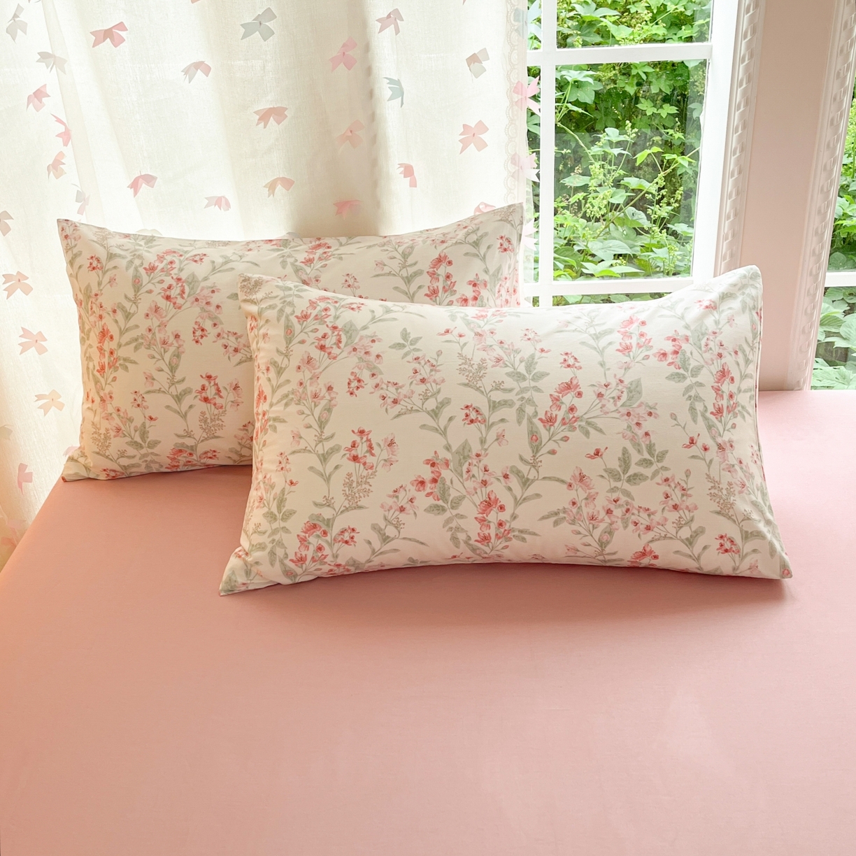 91家纺网 家纺一手货源 找家纺 柠馨 2025新款全棉印花四件套安凡妮系列 舒屿