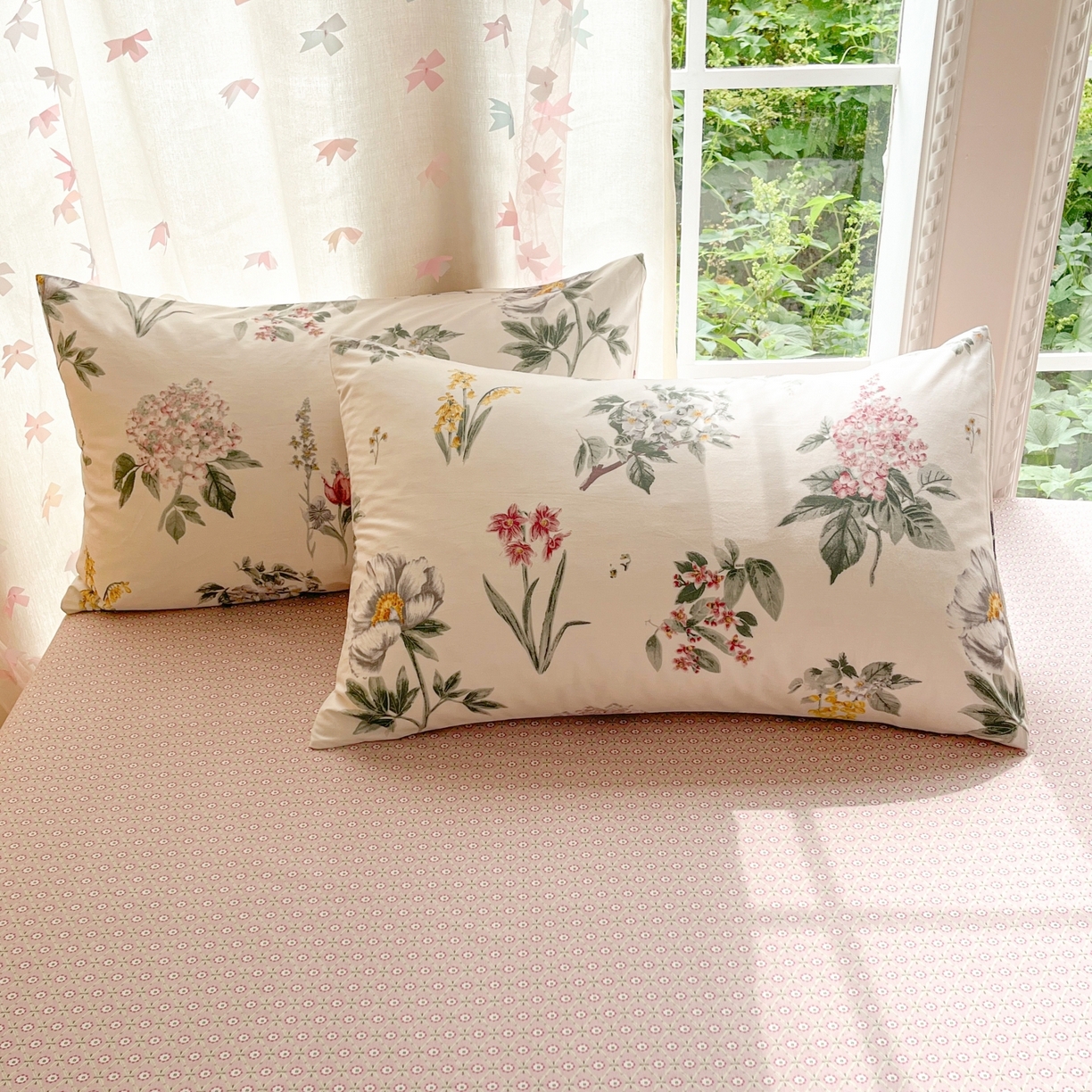 91家纺网 家纺一手货源 找家纺 柠馨 2025新款全棉印花四件套安凡妮系列 肆春