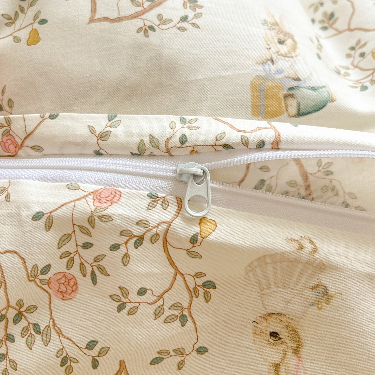 91家纺网 家纺一手货源 找家纺 柠馨 2025新款全棉印花四件套安凡妮系列 逸尘