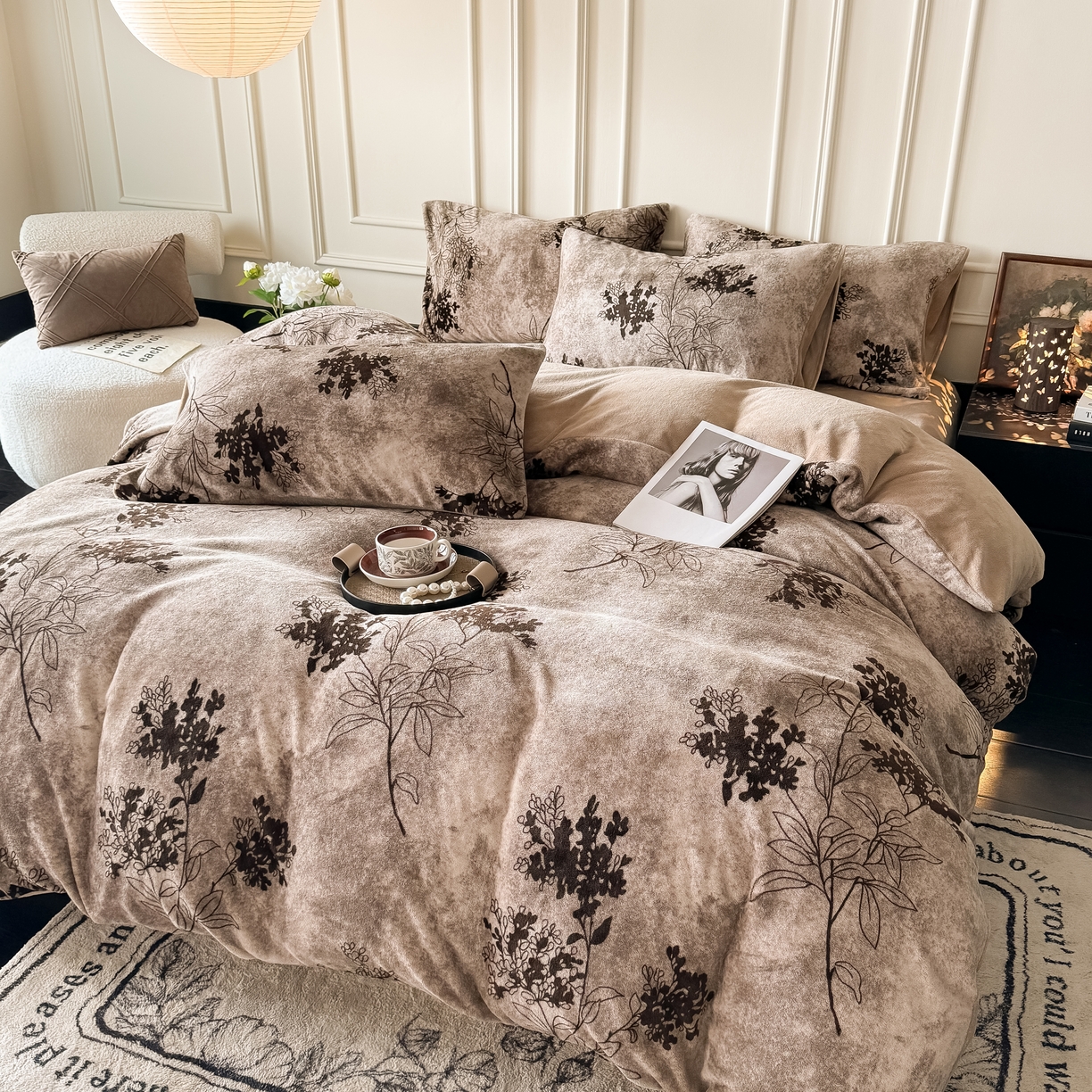 91家纺网 家纺一手货源 找家纺 （总）卡罗兰 2025新款超声波凉豆豆凉席三件套小冰熊系列