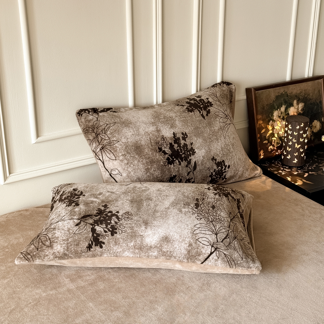 91家纺网 家纺一手货源 找家纺 （总）卡罗兰 2025新款200克牛奶绒小清新印花四件套