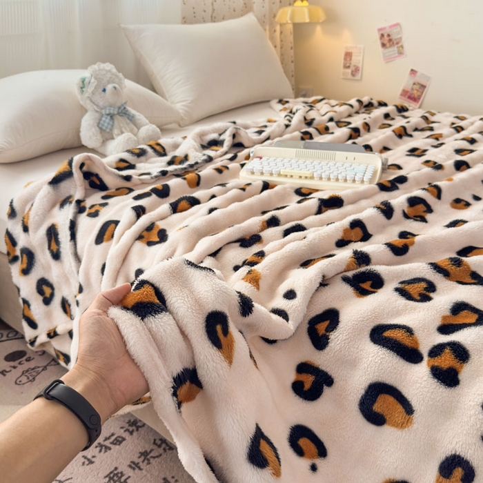 91家纺网 家纺一手货源 找家纺 爱彼家纺 2025秋冬新款泡泡绒印花毛毯毯子多功能盖毯-系列二 托斯卡纳的纹