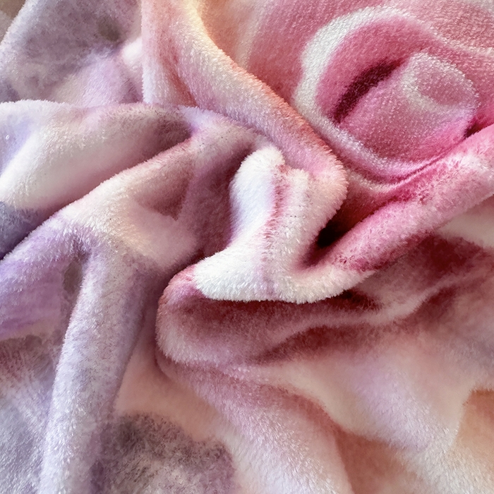 91家纺网 家纺一手货源 找家纺 雅眠居 2025直播爆款5D大版数码印花牛奶绒床盖四件套宝宝绒床裙 蝴蝶花