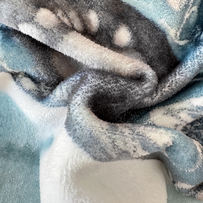 91家纺网 家纺一手货源 找家纺 雅眠居 2025直播爆款5D大版数码印花牛奶绒床盖四件套宝宝绒床裙 小熊猫