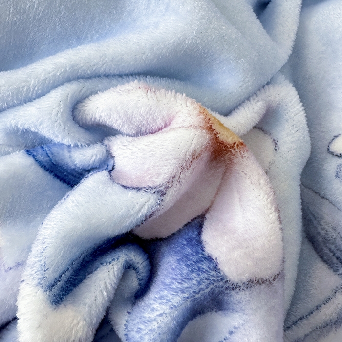 91家纺网 家纺一手货源 找家纺 雅眠居 2025直播爆款5D大版数码印花牛奶绒床盖四件套宝宝绒床裙 小熊派对