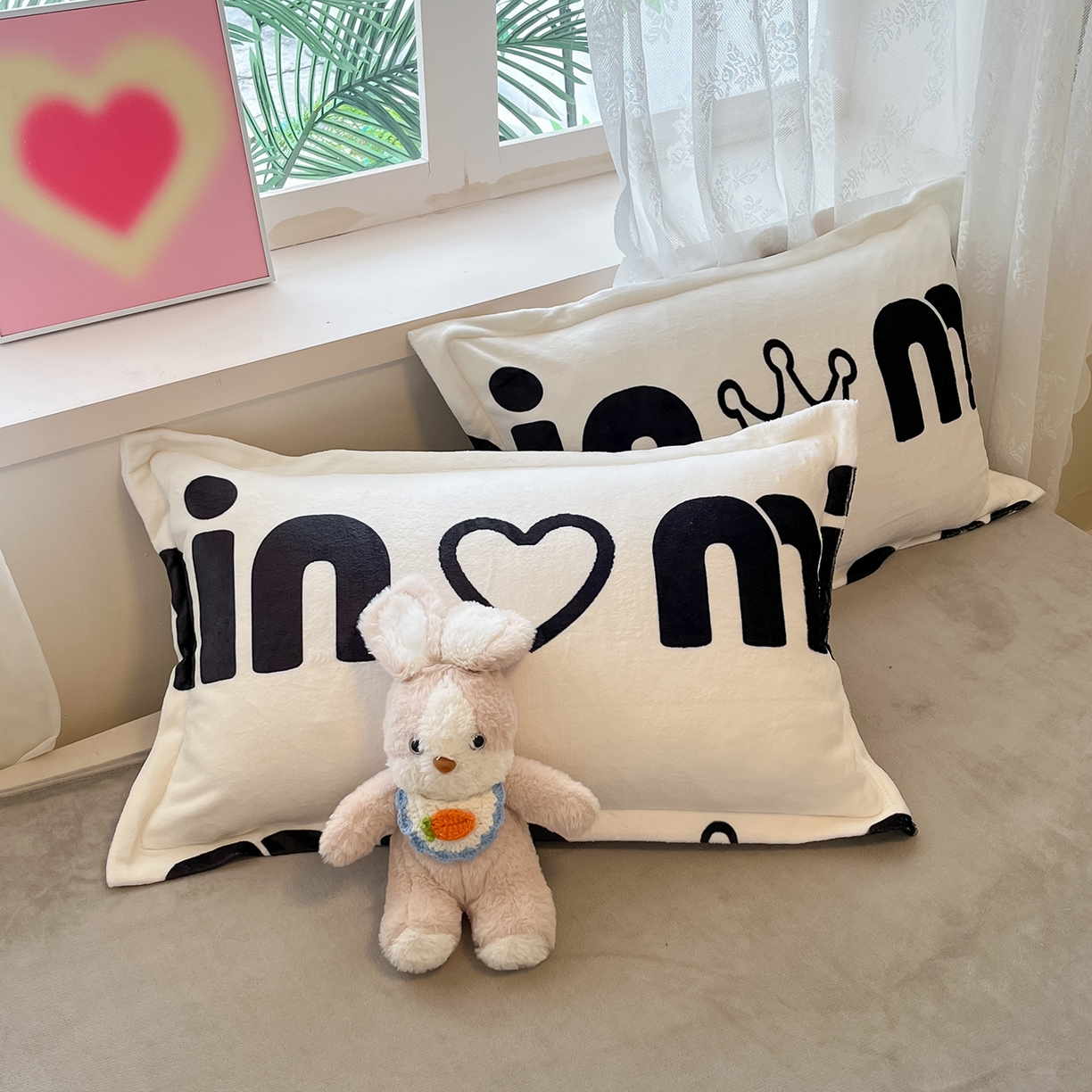 91家纺网 家纺一手货源 找家纺 卡斯诺家纺馆 2025新款高克重牛奶绒印花四件套 如梦令