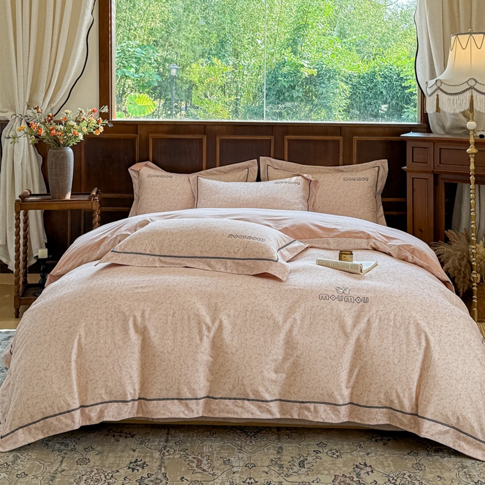 91家纺网 家纺一手货源 找家纺 （总）舒慕家纺 2025新款长绒棉磨毛全棉磨毛四件套