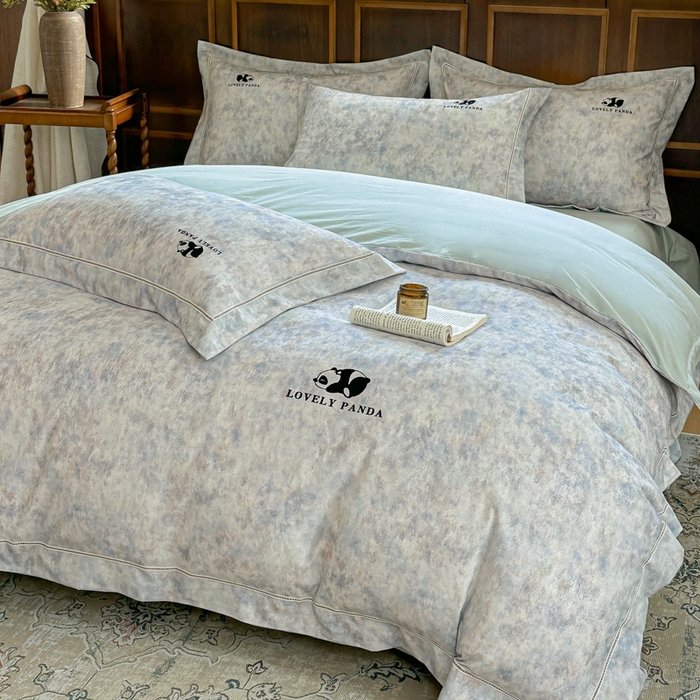 91家纺网 家纺一手货源 找家纺 （总）舒慕家纺 2025新款长绒棉磨毛全棉磨毛四件套