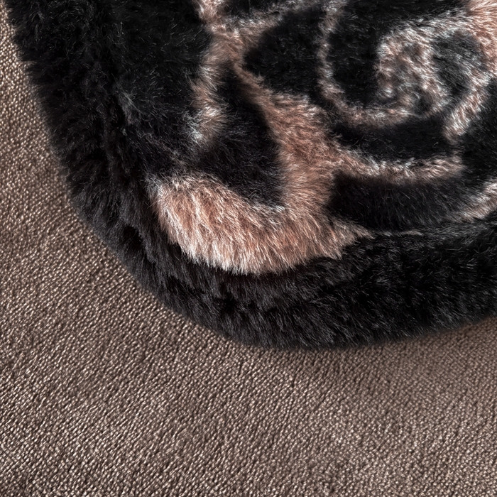 91家纺网 家纺一手货源 找家纺 铠畅家纺 2025新款兔毛包边款仿兔毛被套毯牛奶绒被套毯子 雅致咖纹