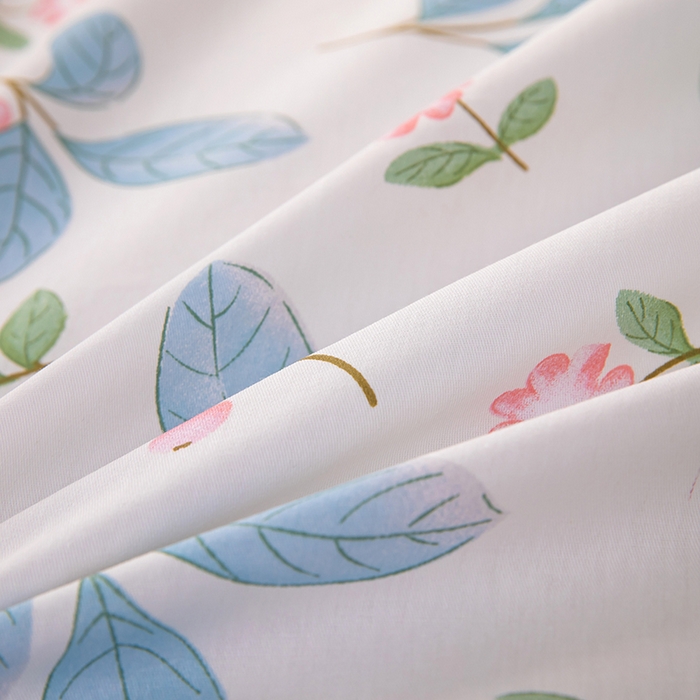 91家纺网 家纺一手货源 找家纺  雨萝家纺 新款12868全棉纯棉床单 花样年华